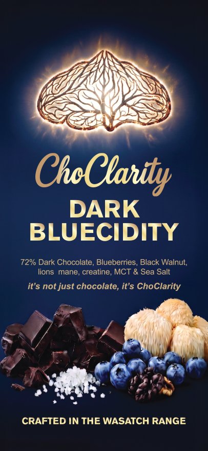 Dark Bluecidity Chocolate Bar