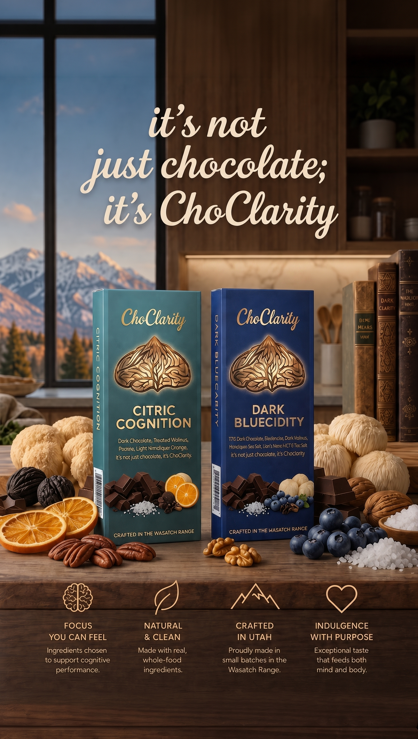 Combo Pack 10-Citric Cognition/ 10- Dark Bluecidity Chocolate Bars